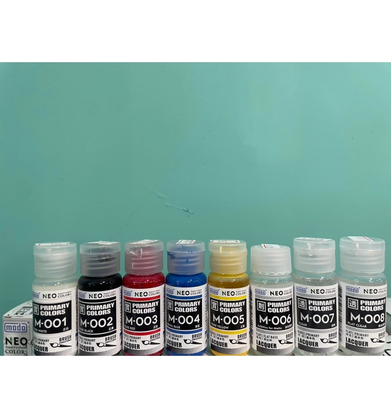 MODO NEO M系列基本色模型漆M001-M008 30ML