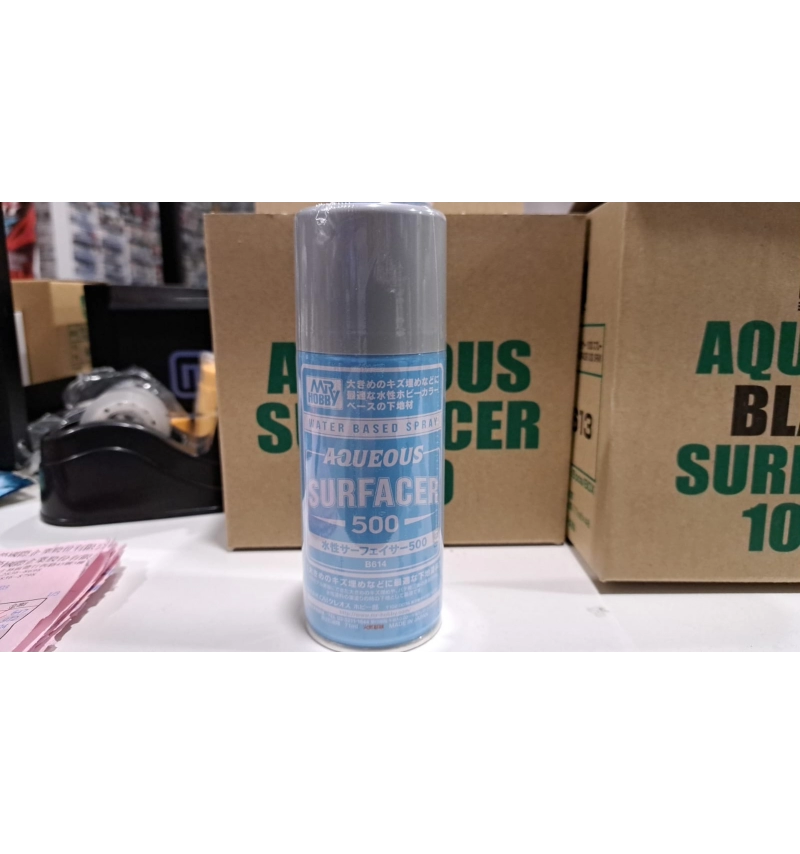 水性補土噴灌500番 170ML 灰色