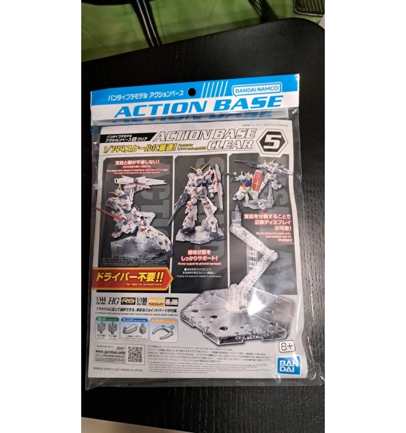 新鋼彈1/144專用腳架5透明色