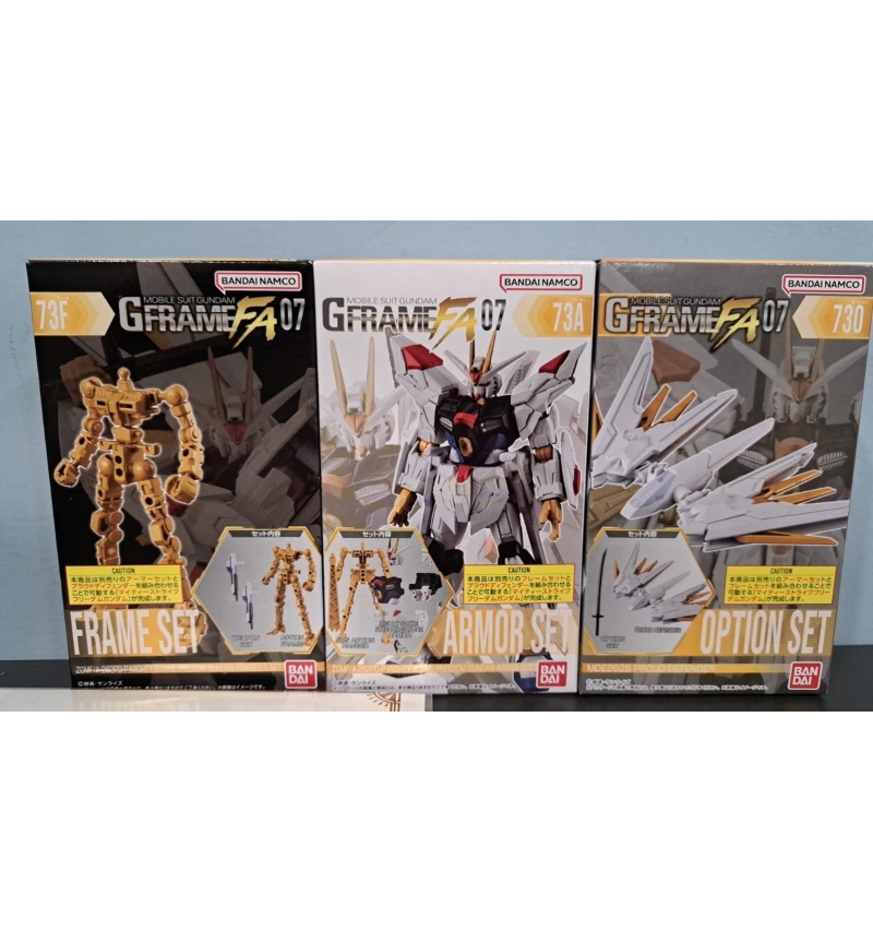 MOBILE SUIT鋼彈 G-FRAME FA 07 3盒