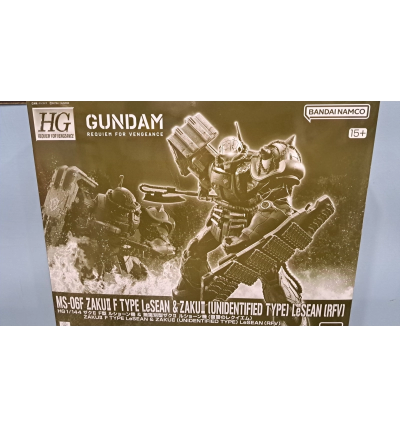 MS-06F ZAKU II F TYPE LeSEAN & Zaku II (Unidentified Type) LeSean (RFV)