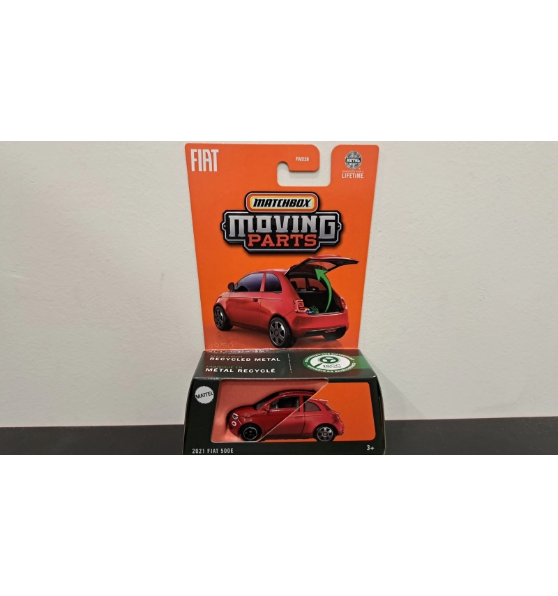 Matchbox 火柴盒小汽車 部件可動 2021 FIAT 500E