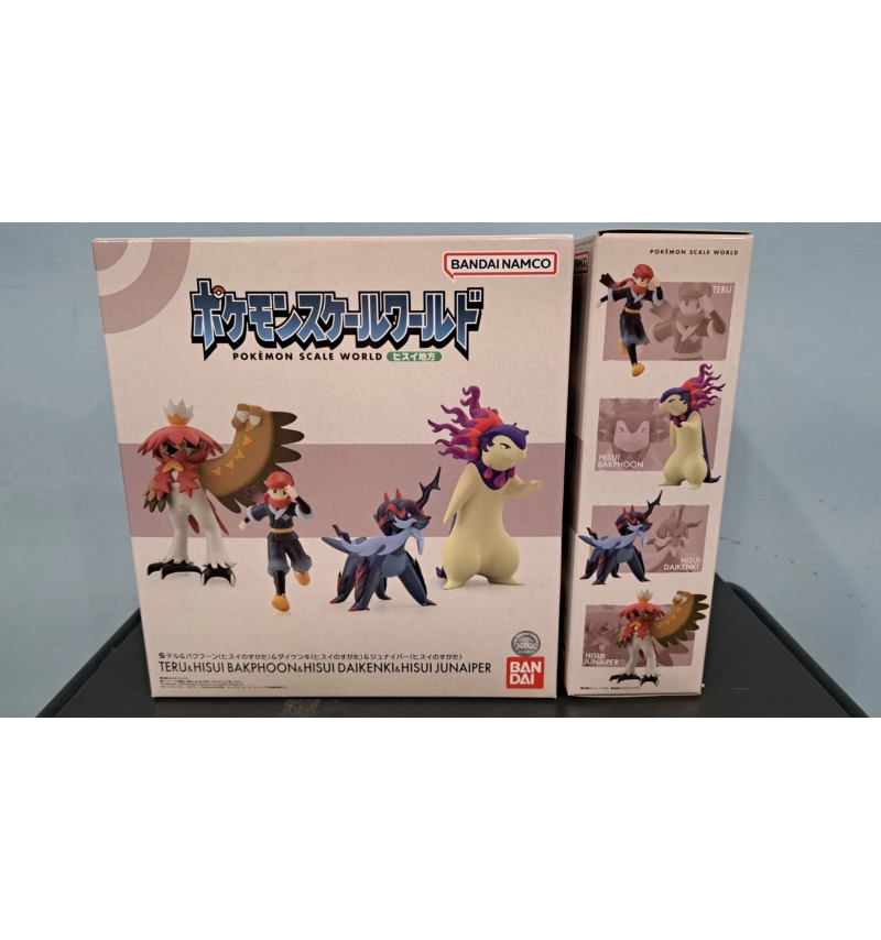 精靈寶可夢 Scale World 洗翠地區 明耀＆火爆龍＆狙射樹梟＆大劍鬼