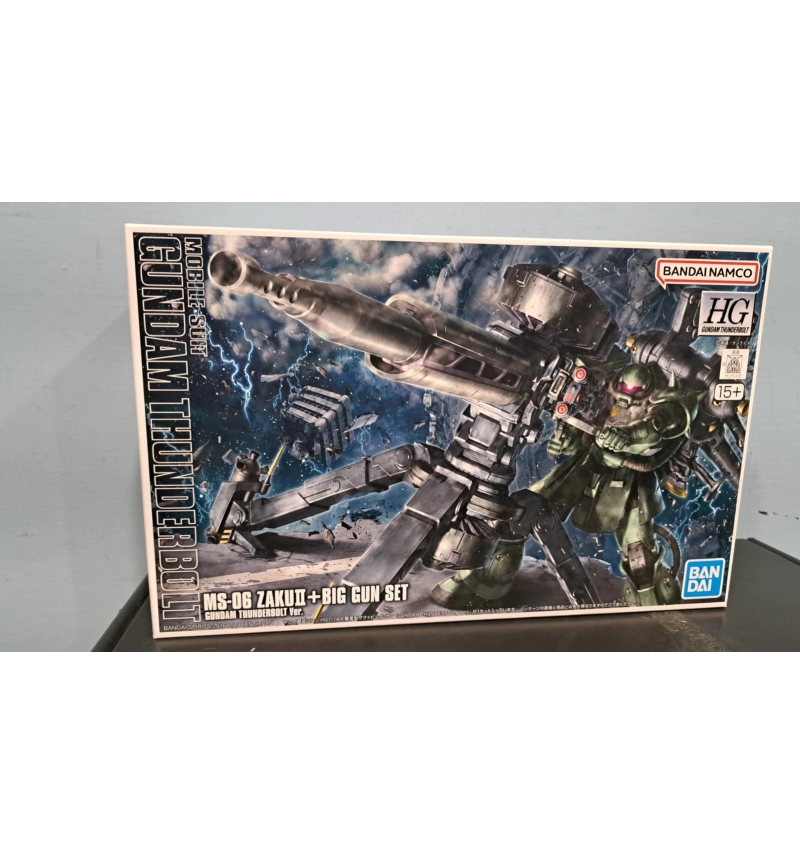 HG MS-06量產型薩克II + 大型光束砲(雷霆宙域動畫配色VER)
