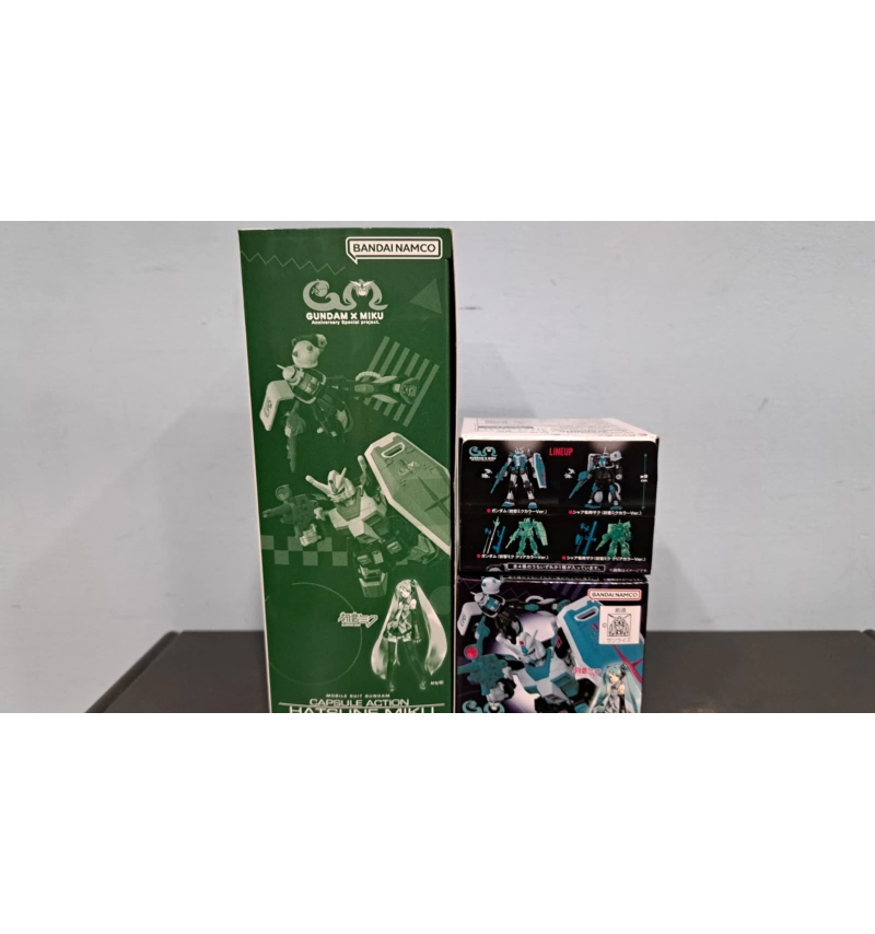 機動戰士鋼彈CAPSULE ACTION 初音未來配色版系列