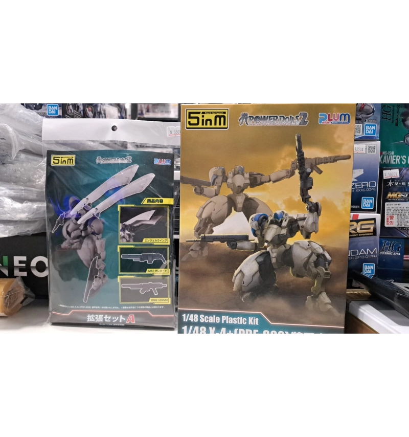 1/48 特勤機甲隊2 X-4+PDF-802 裝甲兵+A武器