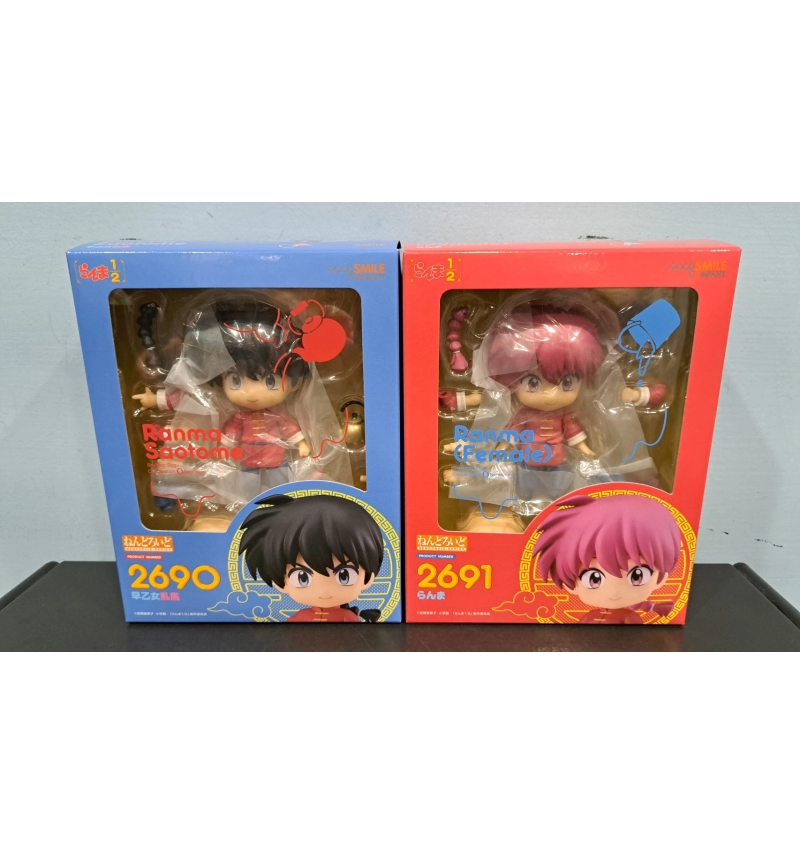 黏土人 早乙女亂馬+亂馬