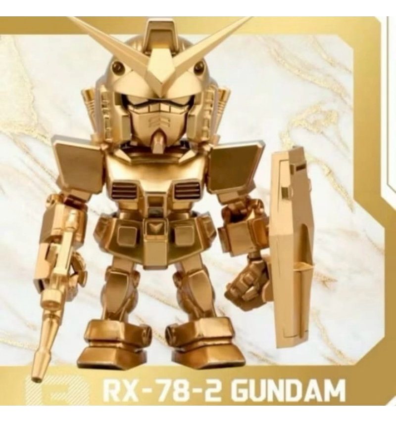 QMSV 迷你鋼彈盲盒 金色款 (已拆盒) 05初鋼