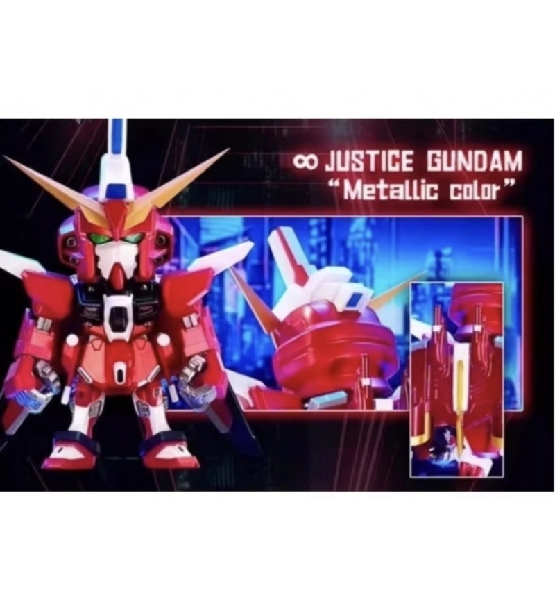 QMSV 迷你SEED鋼彈系列盲盒 無限正義金屬色 （已拆封）