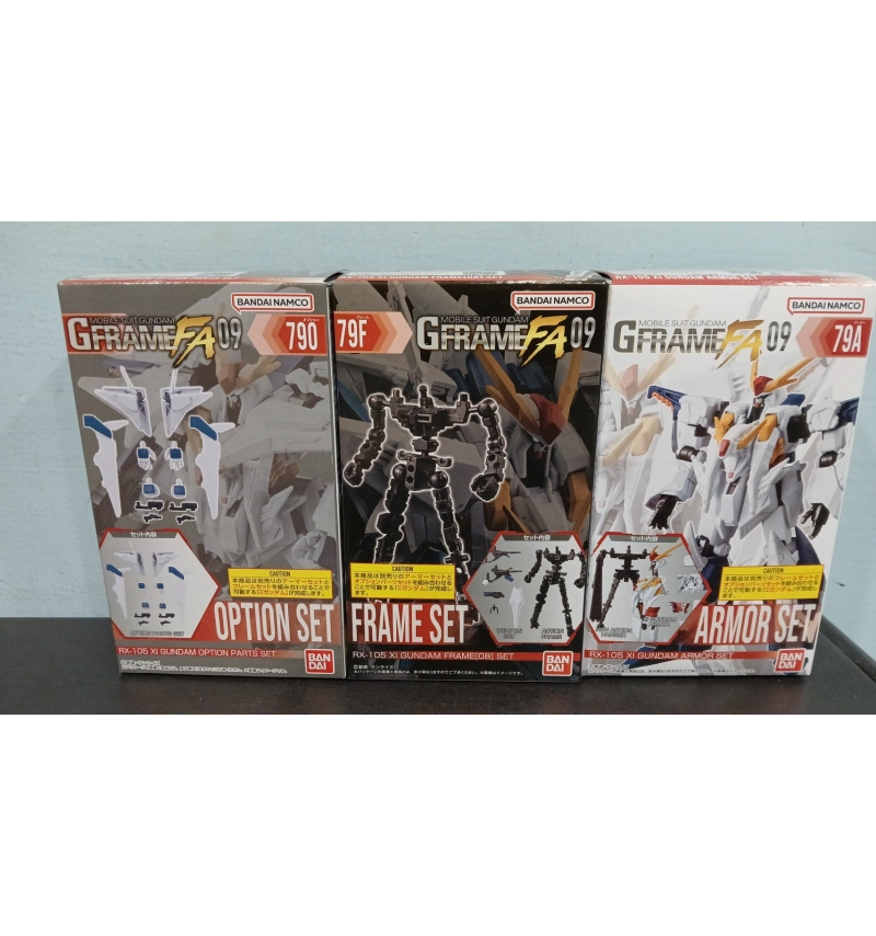 Mobile Suit 鋼彈 G-Frame FA 09 790+79F+79A