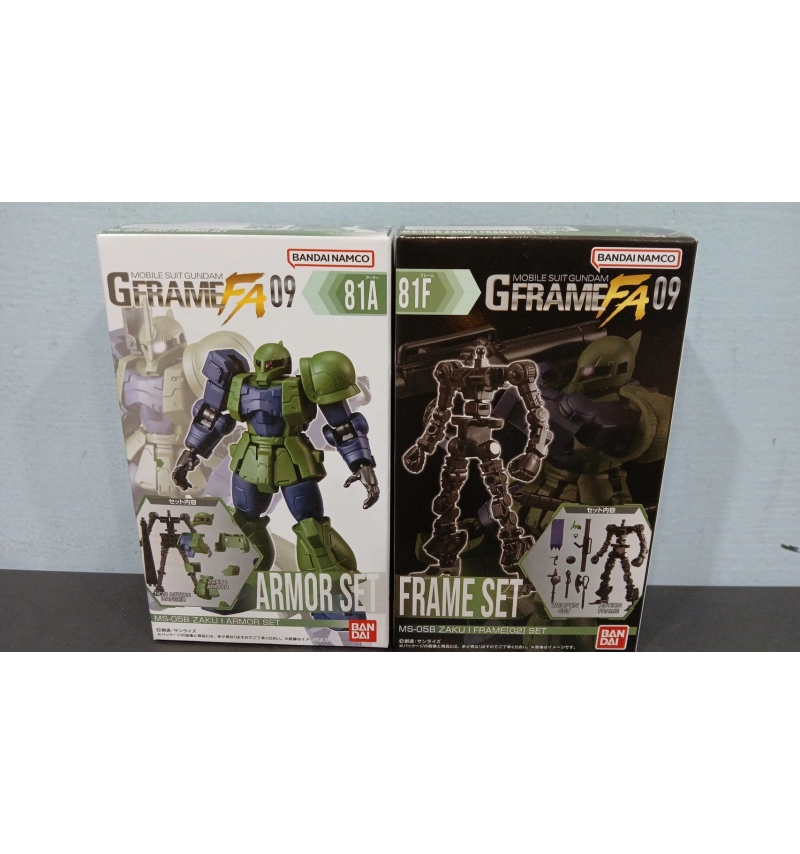 Mobile Suit 鋼彈 G-Frame FA 09 81A+81F