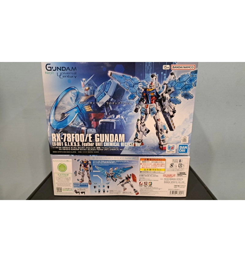 RX-78F00/E 鋼彈 EX-001 玻璃之翼裝備 環保材質