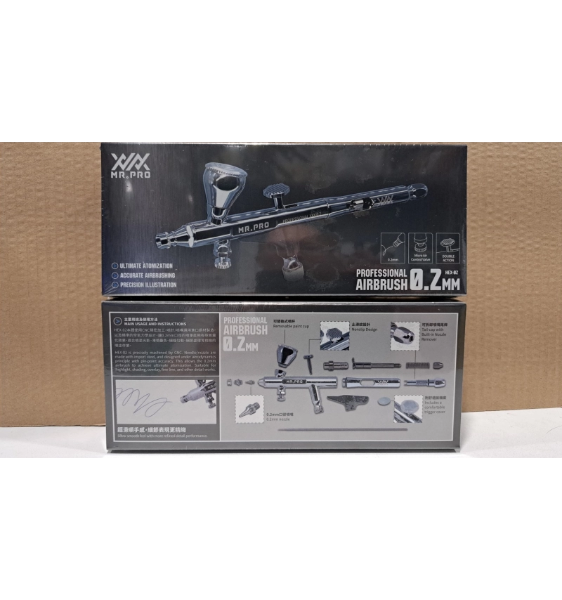 MR. PRO 0.2mm HEX AIRBRUSH-MADWORKS 旗艦噴筆