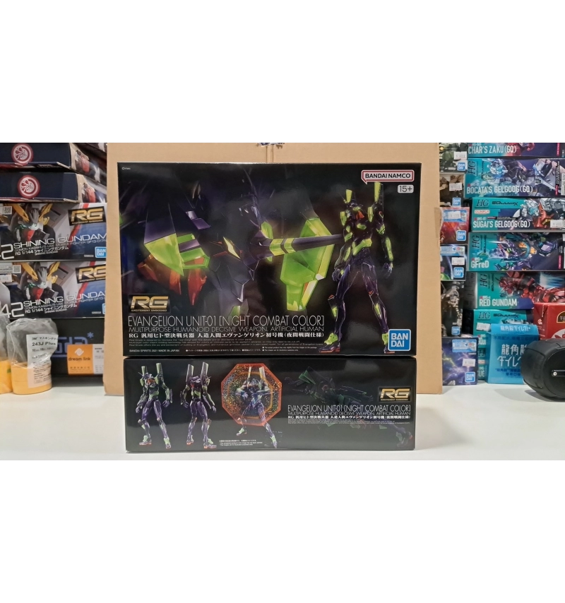 PB RG 福音戰士新劇場版:序 通用人型決戰兵器 人造人EVA初號機[夜戰規格]